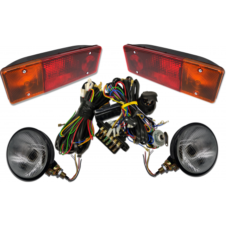 ZESTAW REFLEKTORY + LAMPY TYLNE ZESPOLONE + INSTALACJA POD ALTERNATOR C-360